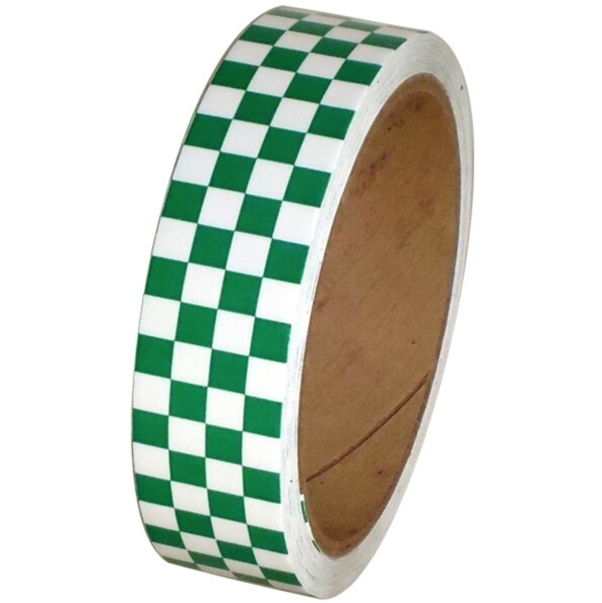 Green/White Checkerboard Tape from Columbia Safety